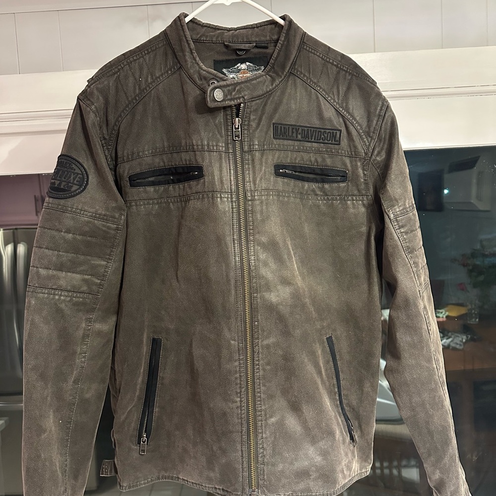 Harley-Davidson Men's Grey Riding Jacket